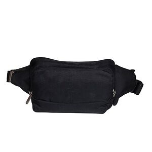 Travelon Unisex  Waist Black Fanny Pack Rfid Blocking Anti Theft Slim Travel Bag